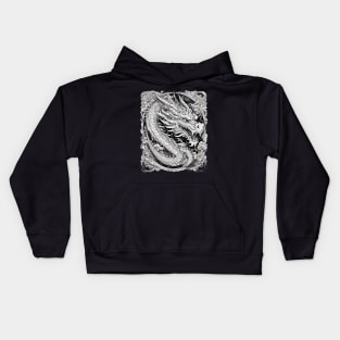 Japanese Dragon Tattoo Kids Hoodie